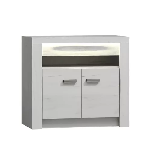 Komód, kőris fehér, INFINITY I-10