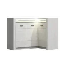 Komód, kőris fehér, INFINITY I-15