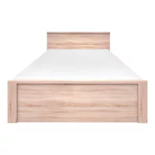 Ágy, 160x200, tölgy sonoma, NORTY TYP 8