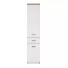   Polcos szekrény 2D1S, fehér/tölgy sonoma, univerzális, TOPTY TYP 05