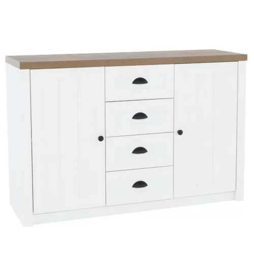 Komód, sosna Andersen/tölgy lefkas, PROVANCE K4S