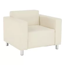 Fotel, textilbőr bézs, HOMKER