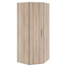 Sarokszekrény, DTD laminált, tölgy sonoma, DUNAJ TYP15