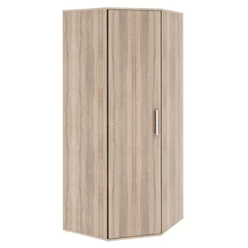 Sarokszekrény, DTD laminált, tölgy sonoma, DUNAJ TYP15
