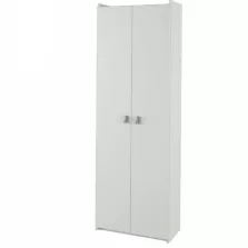 Polcos szekrény, DTD laminált, fehér, NATALI  TIP 2