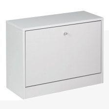 Cipősszekrény, fehér, FATMA NEW