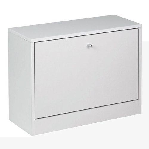 Cipősszekrény, fehér, FATMA NEW