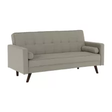 Kinyitható kanapé, szürke-barna TAUPE szövet, OTISA