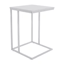 Kisasztal, fehér, KALA