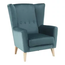 Fotel-füles, mentol/bükk, RODEZA