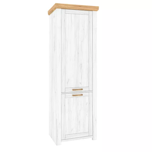 Polcos szekrény V, tölgy craft arany/tölgy craft fehér, SUDBURY