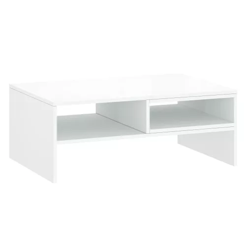 Dohányzóasztal 90, fehér, LINDY