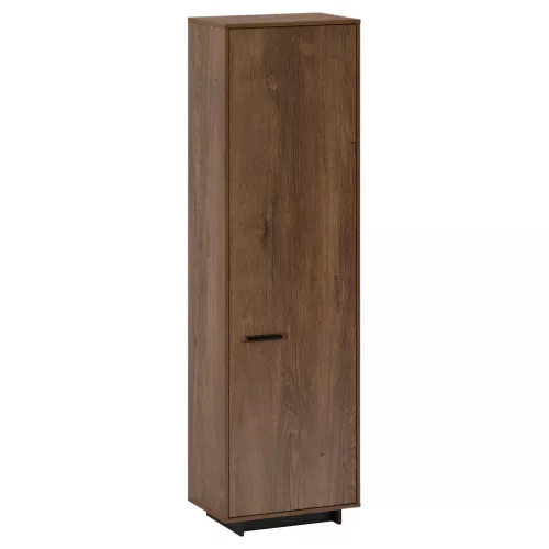 Szekrény, bolzano tölgy/fekete, jobbos, DELIS V2