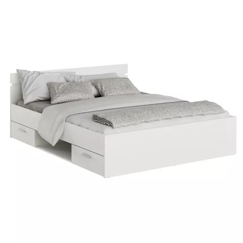 Ágykeret, 160x200, fehér, MICHIGAN NEW