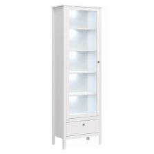 Vitrin 1W1S, fehér, OLJE