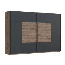   Akasztós szekrény, ribeck tölgy/sötét grafit, ARMENY 8XX3AT02