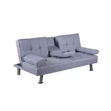 Kinyitható kanapé, szürke, GOLDIA NEW