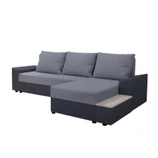   Univerzális ülőgarnitúra, sötétszürke/szürke, FERGUS ROH