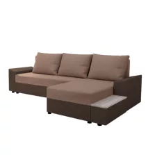   Univerzális ülőgarnitúra, barna/világosbarna, FERGUS ROH