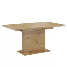   Kihúzható étkezőasztal, artisan tölgy, 160-200x90 cm, BOBA