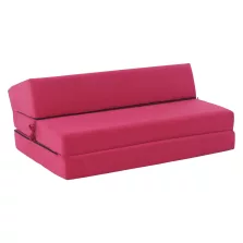   Összecsukható matrac/fotel, 2v1, rózsaszín magenta, VEDIS