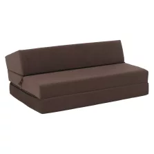 Összecsukható matrac/fotel, 2v1, barna Taupe, VEDIS