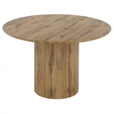 Étkezőasztal, tölgy, átmérő 120 cm, MAHIR TYP 2