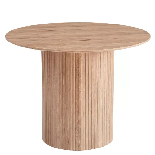 Étkezőasztal, tölgy, átmérő 100 cm, PAOLO