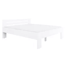 Ágy, 180x200, fehér, BASIS