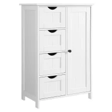 Szekrény/polcállvány, fehér, STORMI