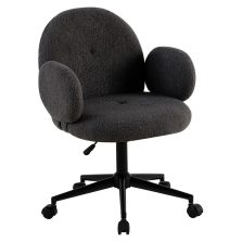 Irodai szék, szürke/fekete, TURIO