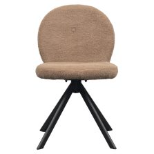 Étkezőszék, világosbarna/fekete, RODIA