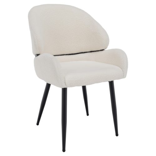 Étkezőszék, fehér/fekete, SANAKO TYP 1