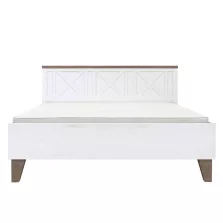   Ágy ágyráccsal, 160x200, canyon fenyő/sonoma trüffel tölgy, TEINA