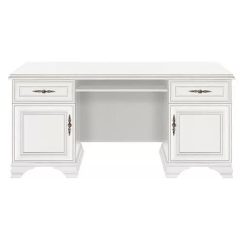 PC-asztal, alpesi fehér, KENTAK BIU2D2S