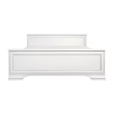 Ágy, 160x200, alpesi fehér, KENTAK