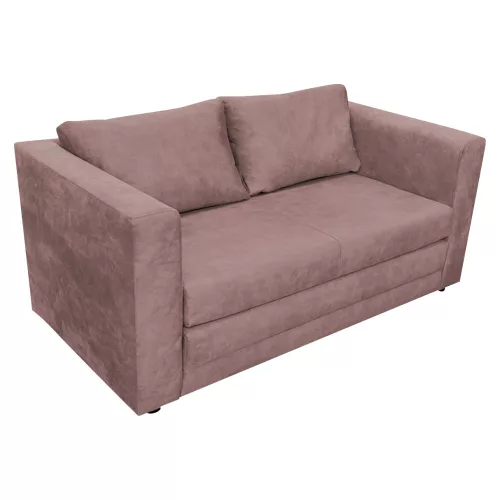 Kihúzható kanapé, rózsaszín, BEJA