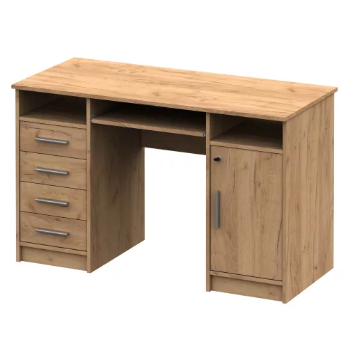 PC asztal, artisan tölgy, B9 NEW