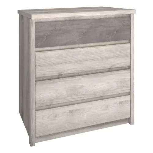 Komód 4S, nairobi gesztenye/onix, JESI NEW