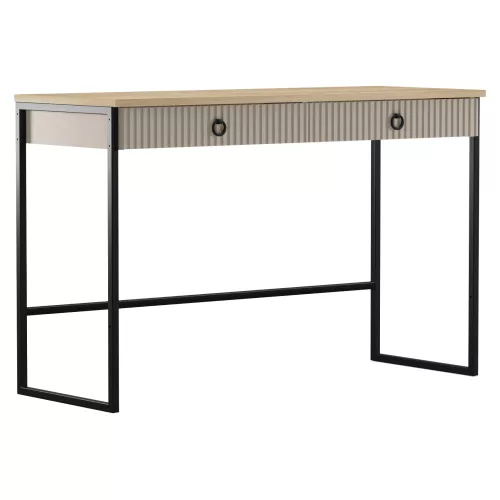 Fésülködőasztal, szürkésbarna Taupe/silverjack tölgy, DOMCA 2S