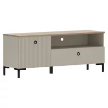   TV-állvány, szürkésbarna Taupe/silverjack tölgy, DOMCA 1K1S