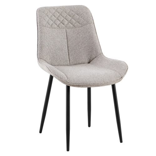 Étkezőszék, bézs/fekete, ALIA