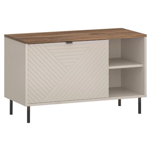 Cipősszekrény, kasmír/castello tölgy, EYCO 1K