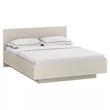 Ágy ráccsal, 160x200, kasmír/castello tölgy, EYCO