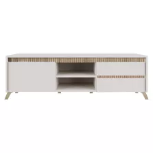 TV-asztal, kasmír/sonoma tölgy, LONGY RTV1K2So