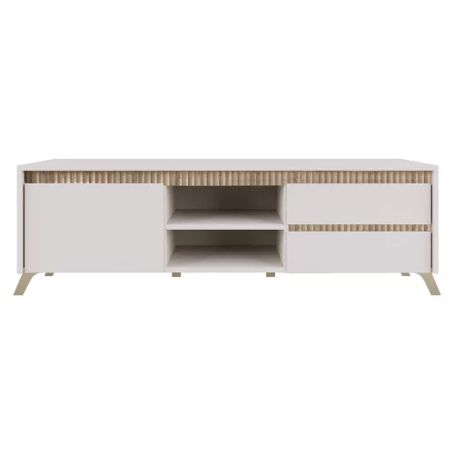 TV-asztal, kasmír/sonoma tölgy, LONGY RTV1K2So