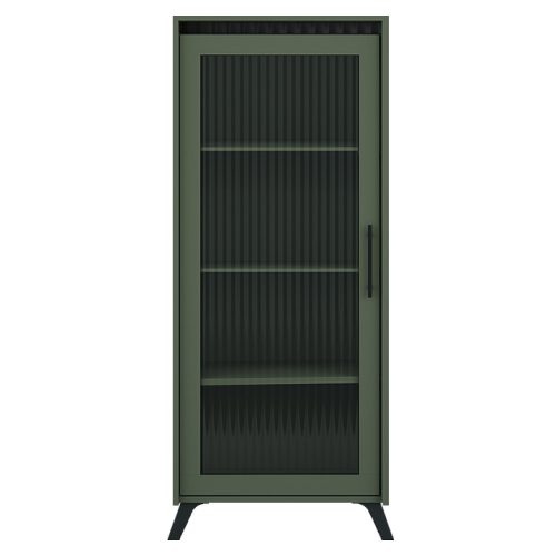 Vitrin, smoke zöld/fekete, LONGY REG1W