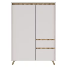 Komód, kasmír/sonoma tölgy, LONGY REG2D1S1K