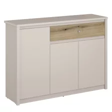 Komód, kasmír/evoke tölgy, KAROS 3D1S