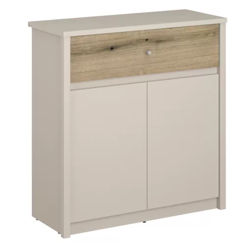 Komód, kasmír/evoke tölgy, KAROS 2D1S